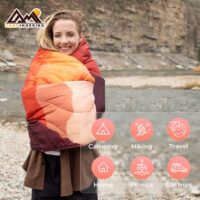 پتو سه کاره کینگ کمپ مدل PUFFY BLANKET کد KS2413