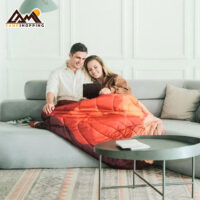 پتو سه کاره کینگ کمپ مدل PUFFY BLANKET کد KS2413