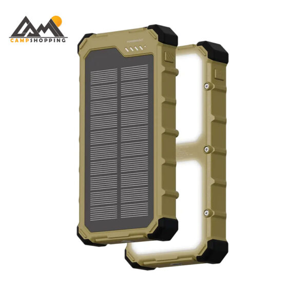 پاوربانک سولار پاورولوجی مدل SOLARA کد PPBCHA100 – ظرفیت 10000 میلی آمپر