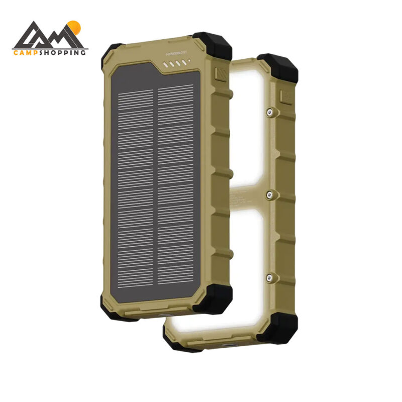 پاوربانک سولار پاورولوجی مدل SOLARA کد PPBCHA100 – ظرفیت 10000 میلی آمپر
